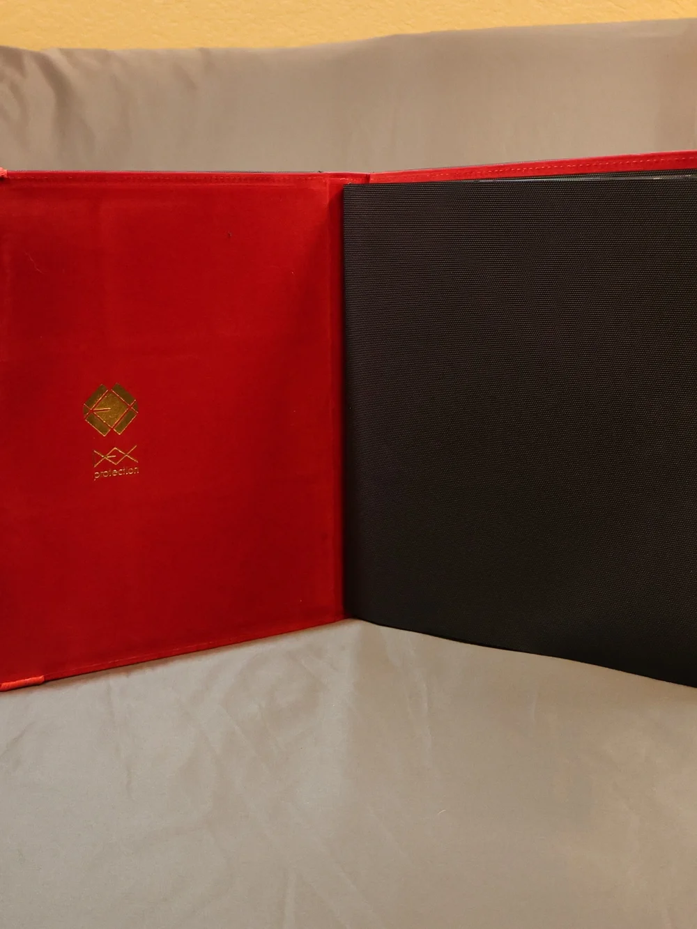 Dex Black Tablet Case with Red Elastic Strap